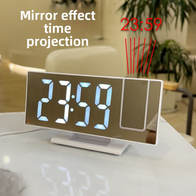 LED Projection Alarm Clock with Temperature Display