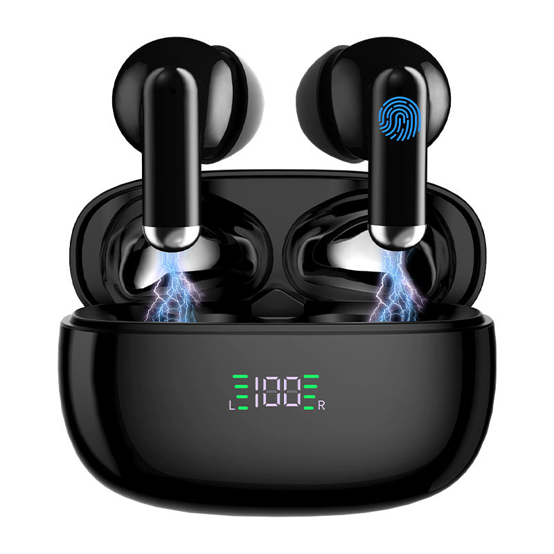 SP9X Wireless Bluetooth Earphones with Noise Reduction and Digital Display
