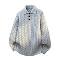 Twisted collar sweater