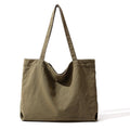 Retro Canvas Tote Bag with Large Capacity