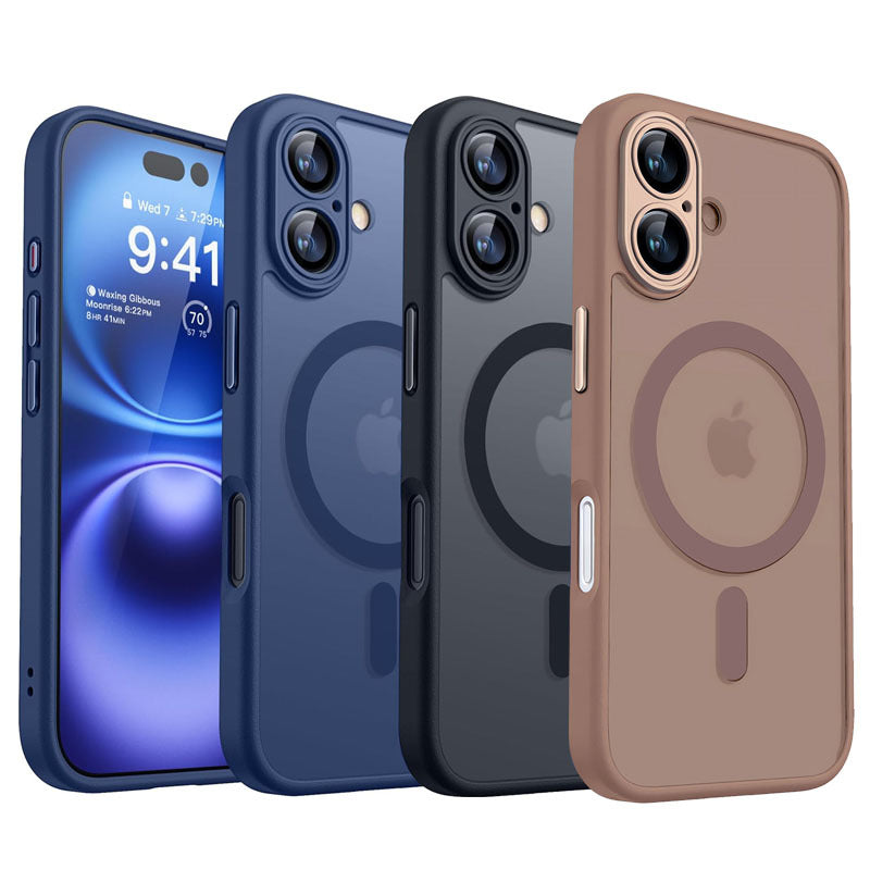 Magnetic Translucent Protective Phone Case