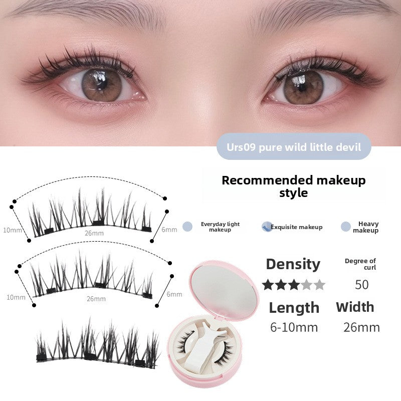 Magnetic False Eyelashes Natural Volume Set