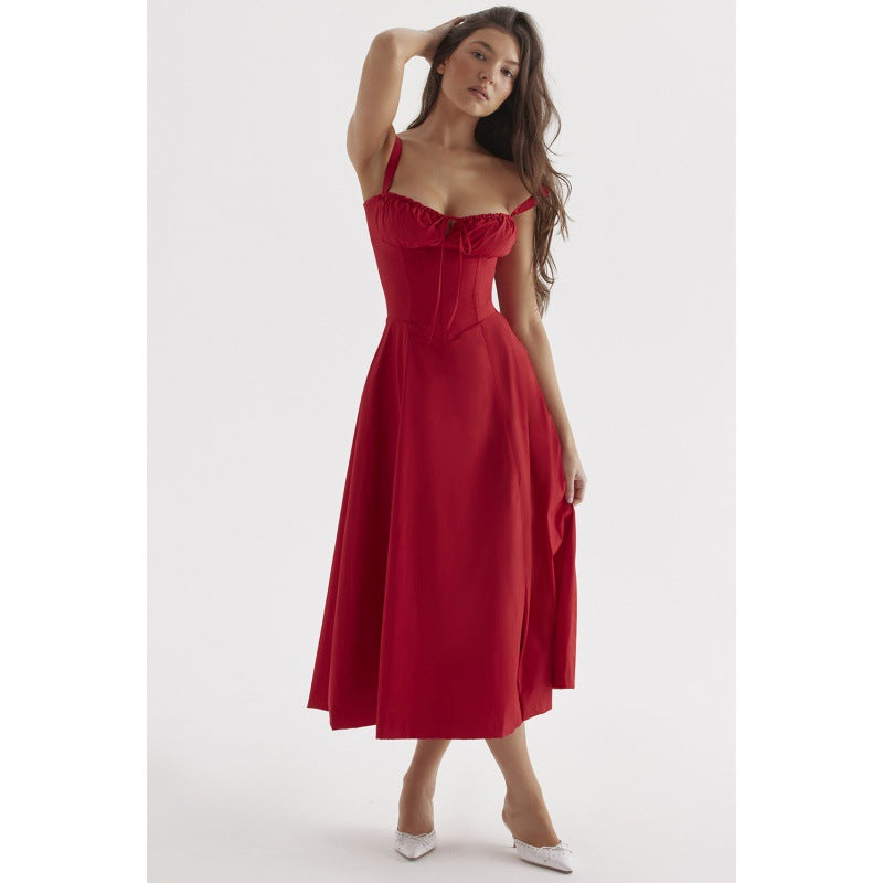 Elegant Sleeveless A-Line Dress