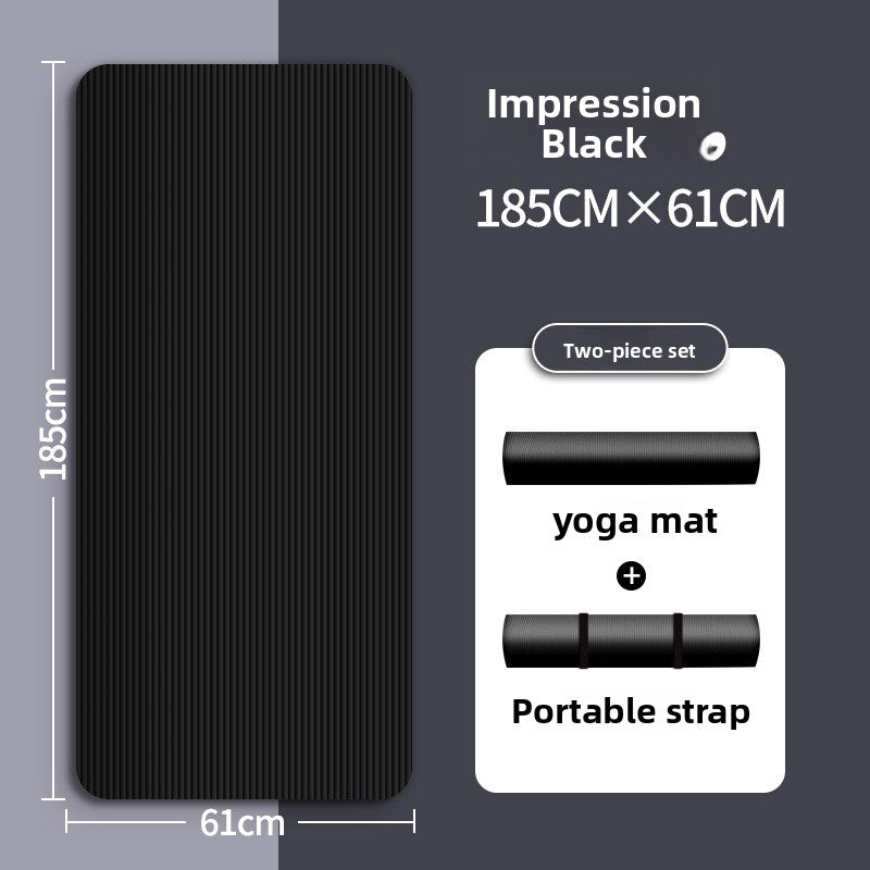 Thickened Non-Slip Yoga Fitness Mat