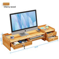 Ergonomic Desktop Rack with Storage Drawers