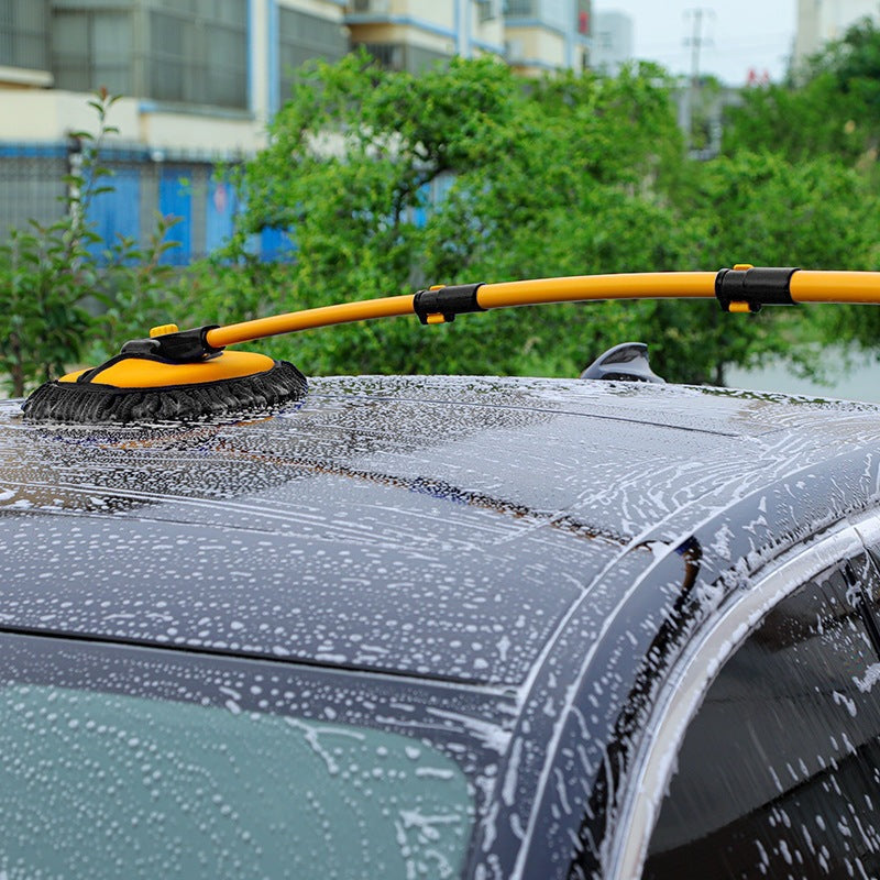 Telescopic Car Cleaning Brush with Soft Bristles