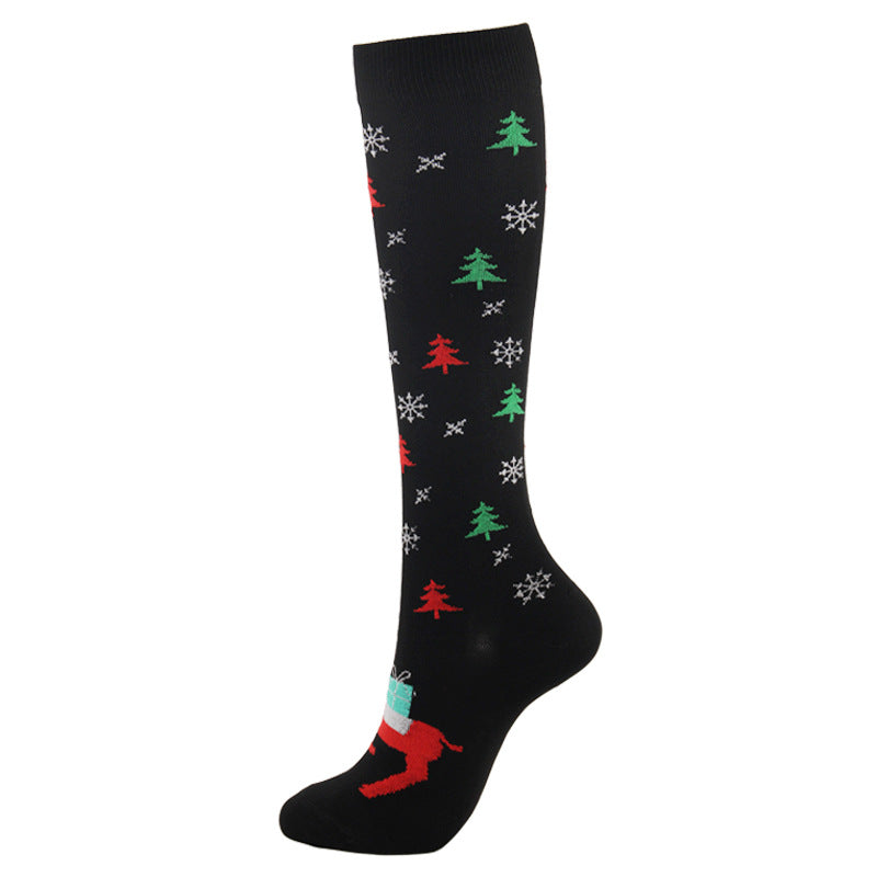 Christmas Compression Socks with Festive Designs