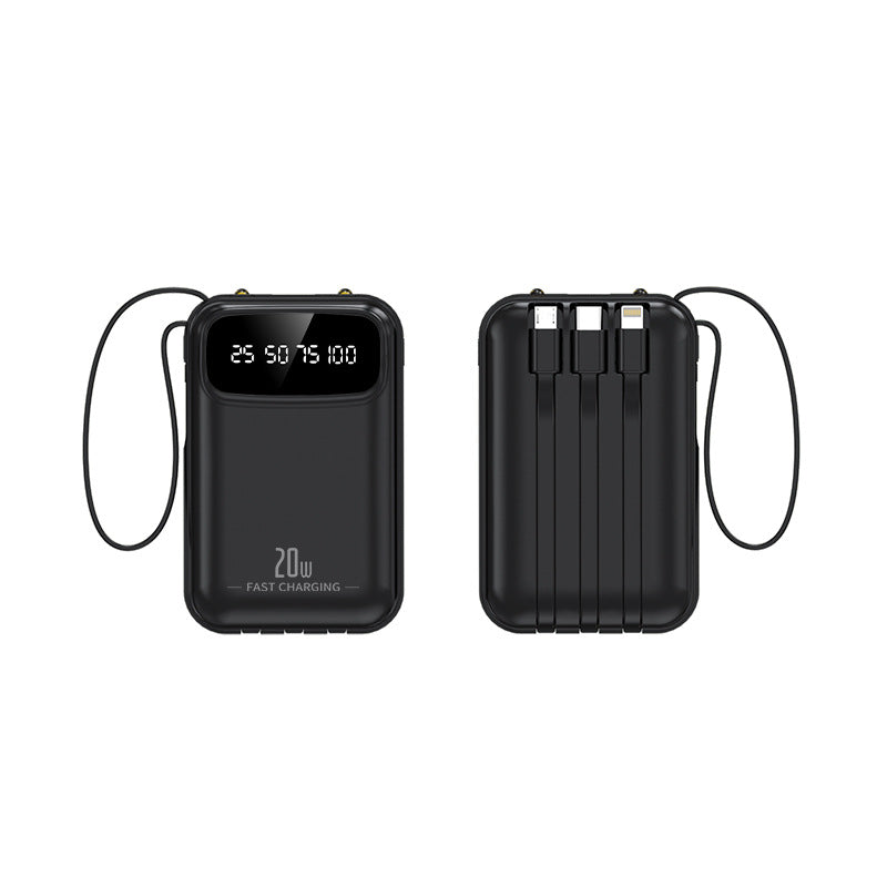 Portable 20000mAh Power Bank with Digital Display