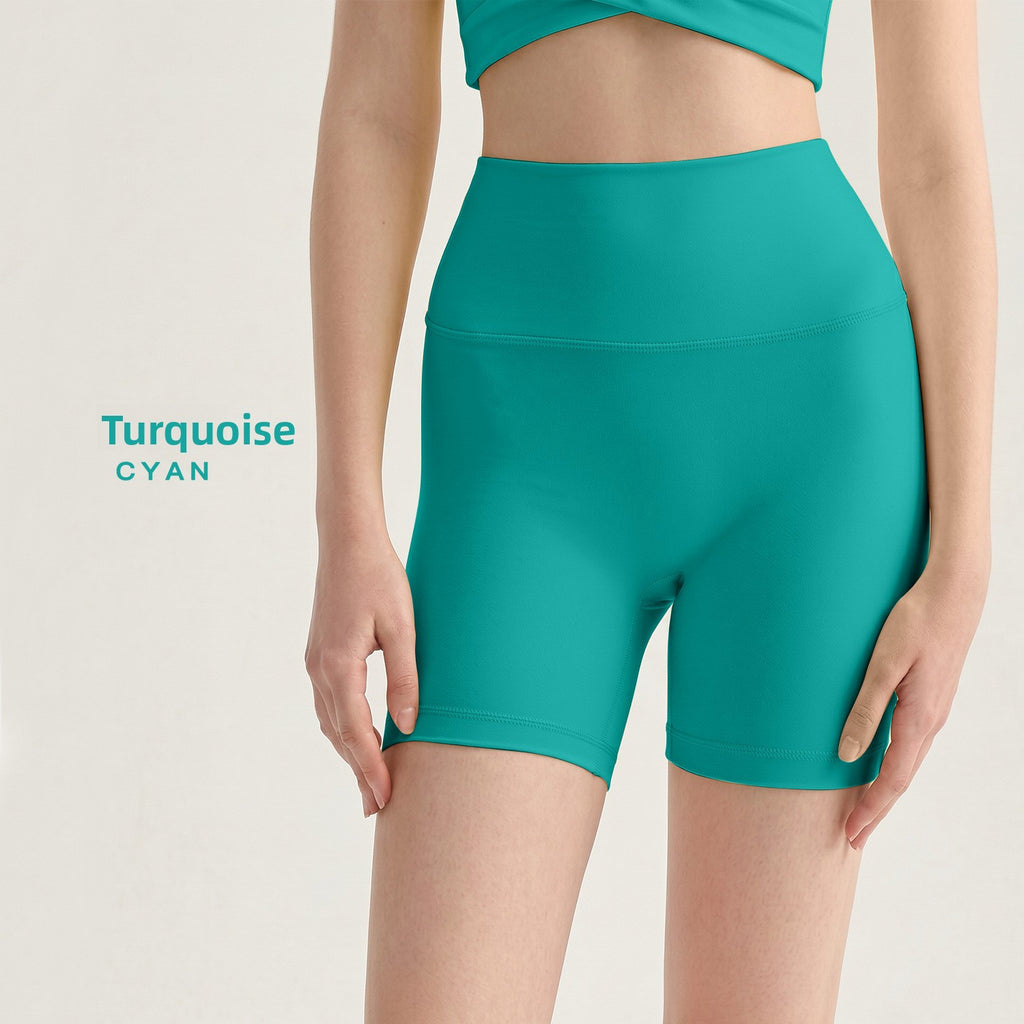 High-Waisted Seamless Yoga Shorts