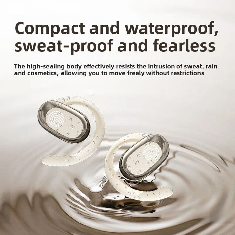 Ear-Hook Bluetooth Headset with Bone Conduction