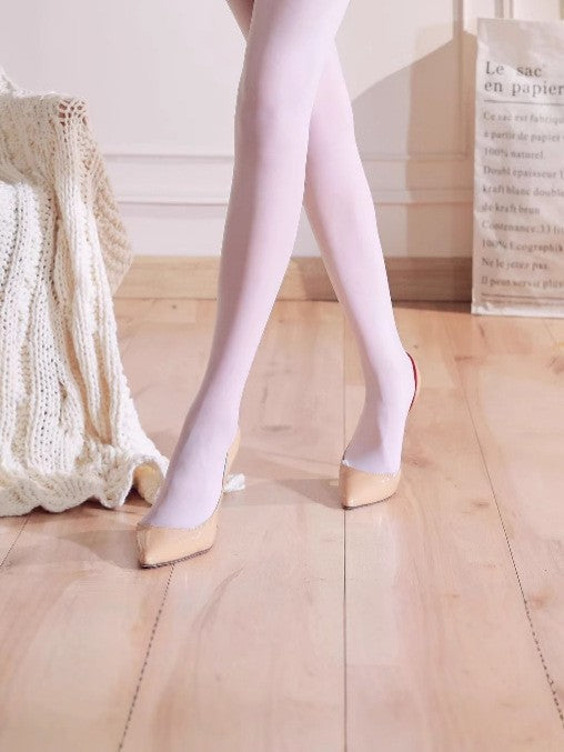 Women 0D Ultra-Thin Horse Oil Infused Glossy Silky Anti-Snag Pantyhose