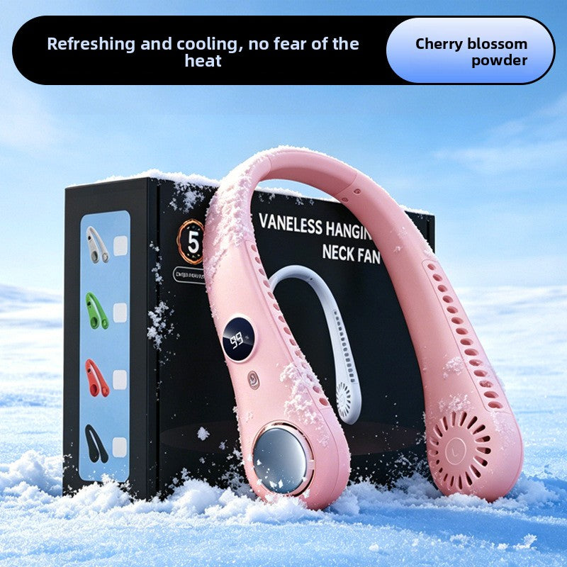 Bladeless Neck Fan USB Rechargeable Silent Long-Lasting