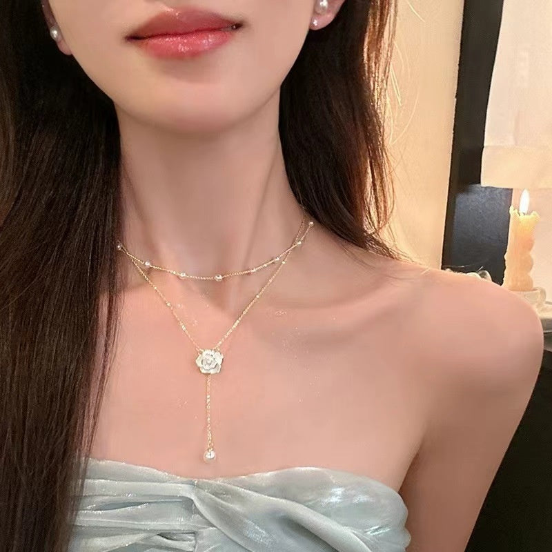 Fashion Pearl Necklace with Various Pendants