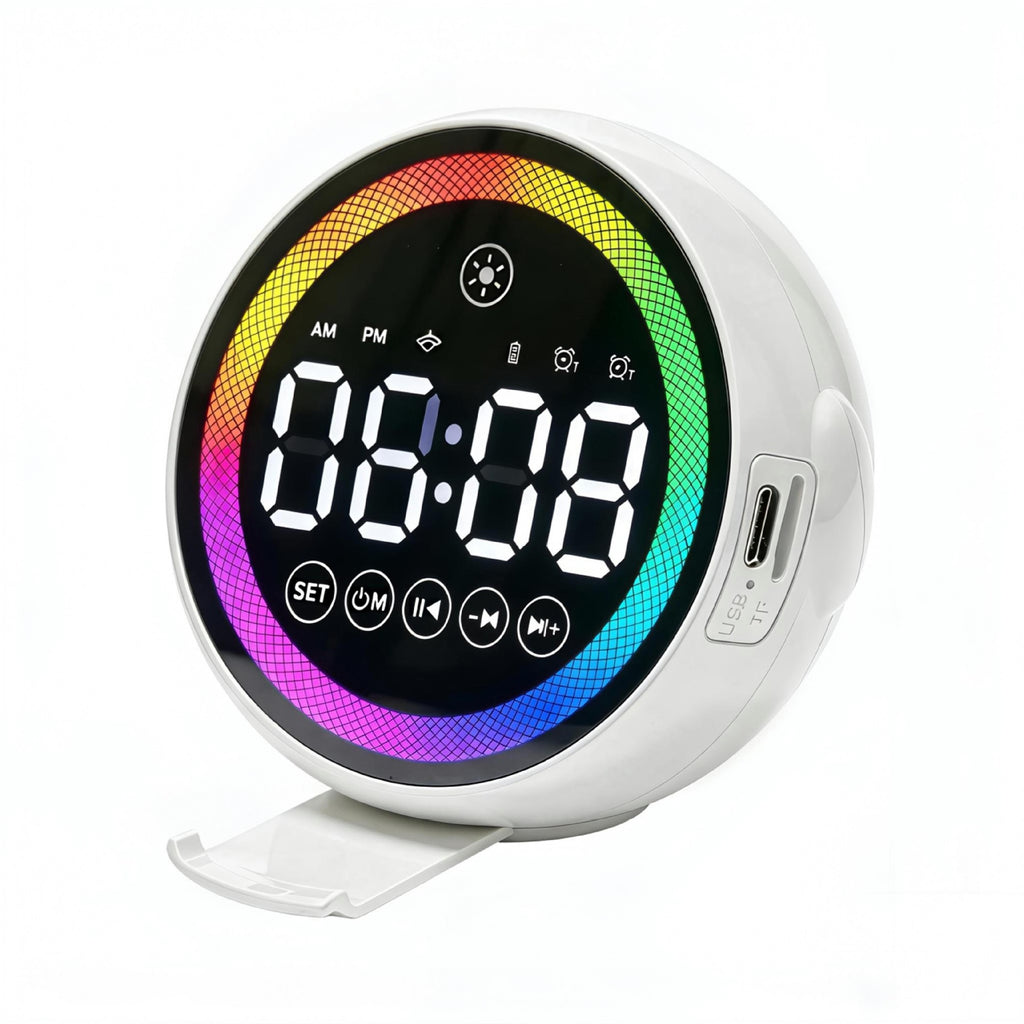 Bluetooth AI intelligent voice multi-functional audio alarm clock