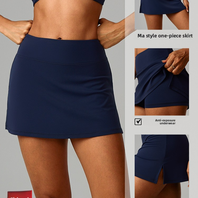 Slim-Fit Quick-Dry Tennis Running Skirt