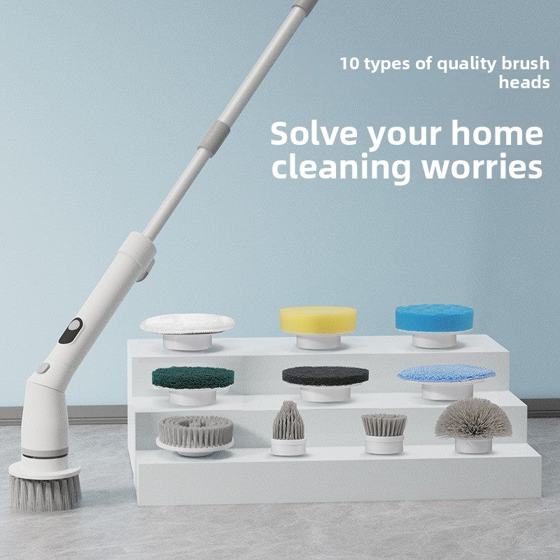 Electric aquarium brush