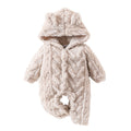 Infant Plush Hooded Bodysuit