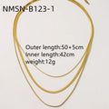 Minimalist Three-Layer Snake Bone Chain