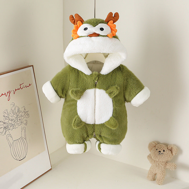 Winter Hakai Climbing Suit Crocodile Big-eyed Dragon Boy jumpsuit