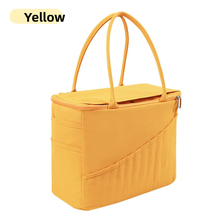 Portable Canvas Yarn Storage Organizer Bag