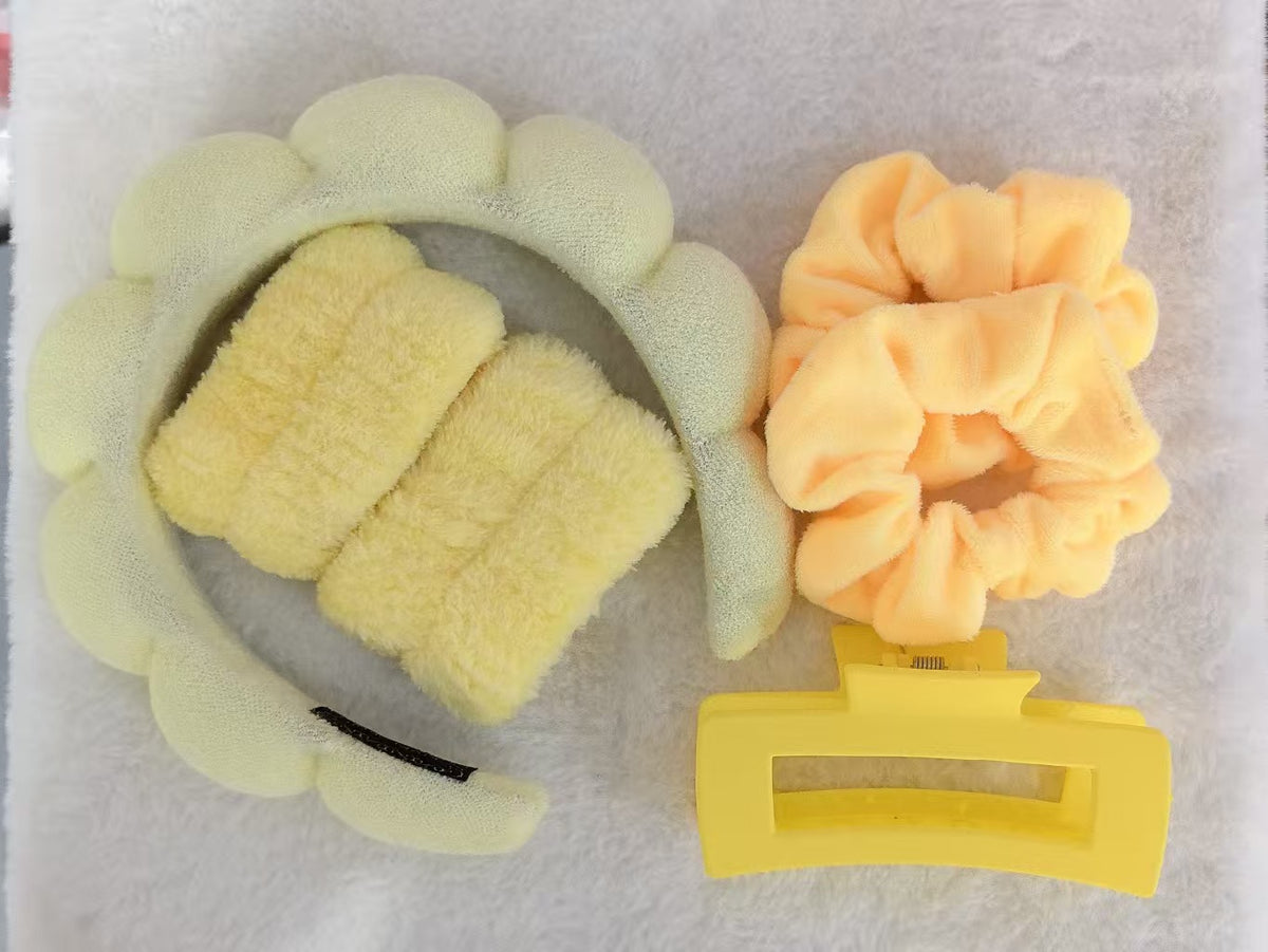 Soft Fabric Hair Accessories Set