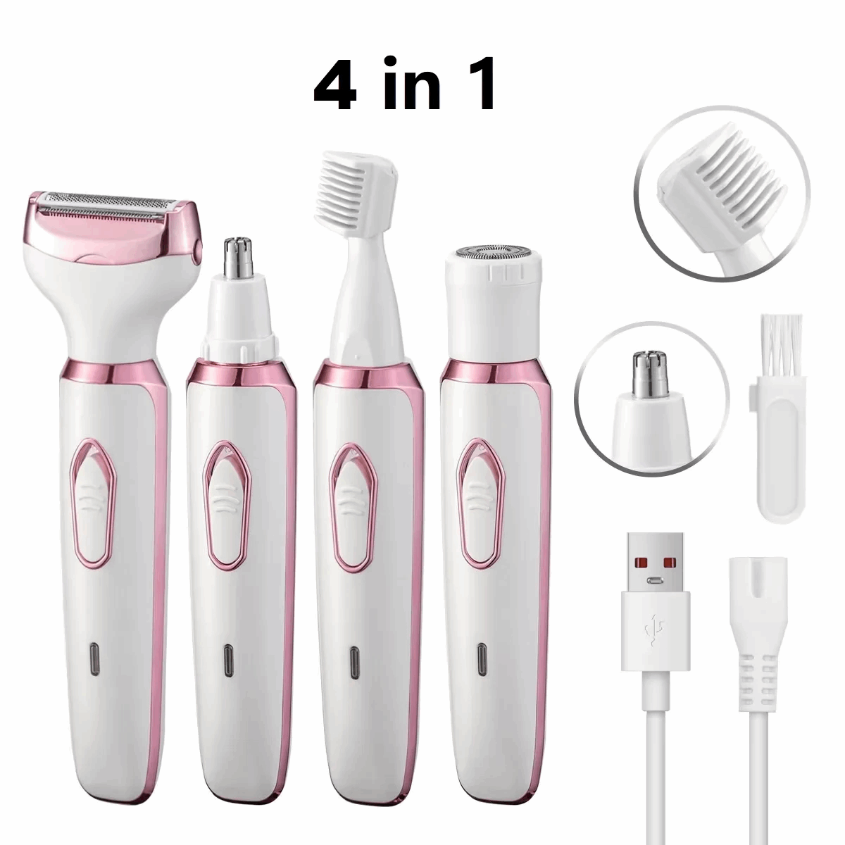 4-in-1 Women's Body Shaver