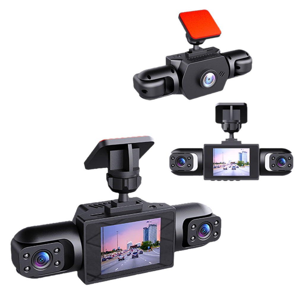 360-degree panoramic four-channel vehicle recorder