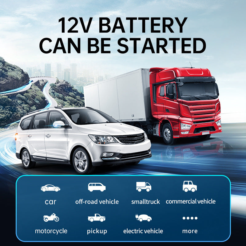 Multifunctional Car Jump Starter with Air Pump and Power Bank