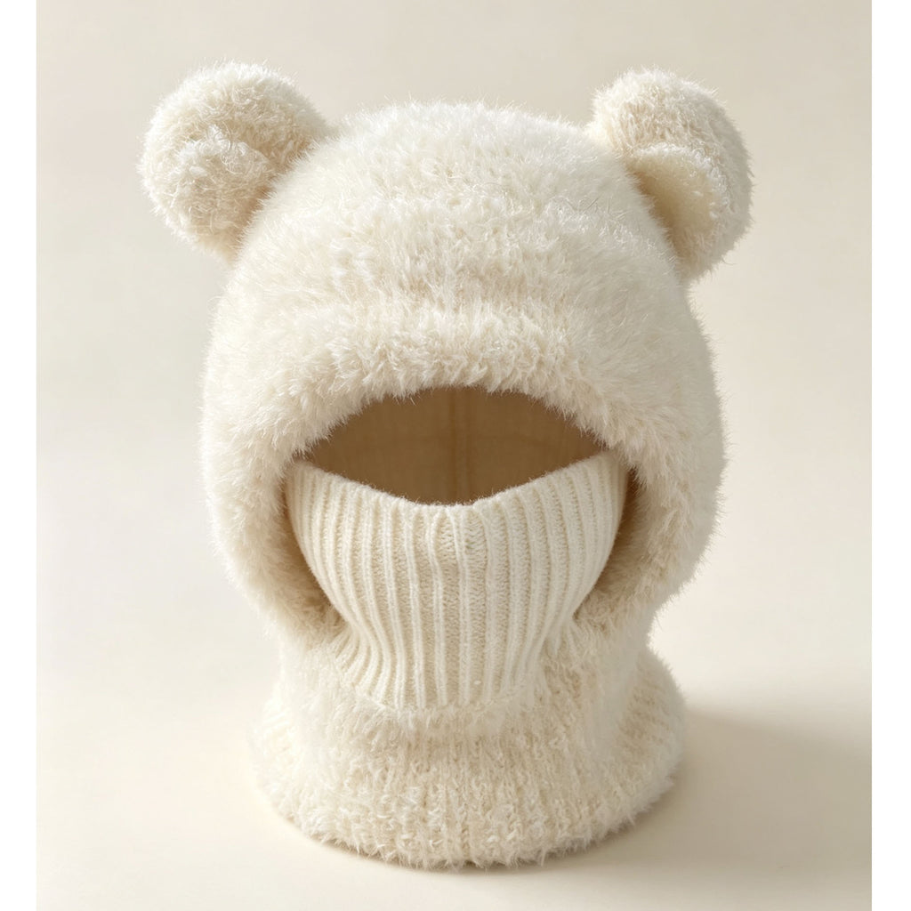Fluffy Knitted Beanie for Women
