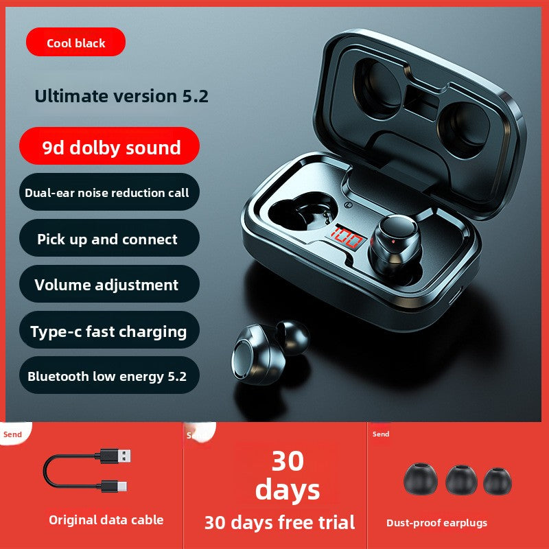 Wireless Bluetooth Stereo Earphones with Noise Reduction