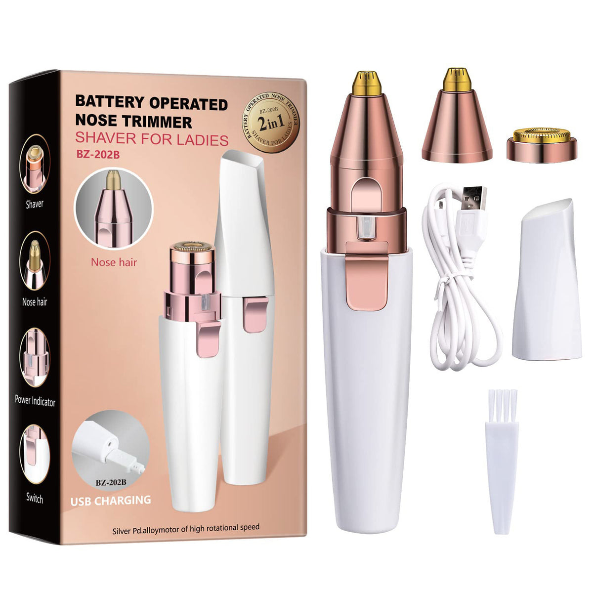 Portable Eyebrow Trimmer Hair Removal Device