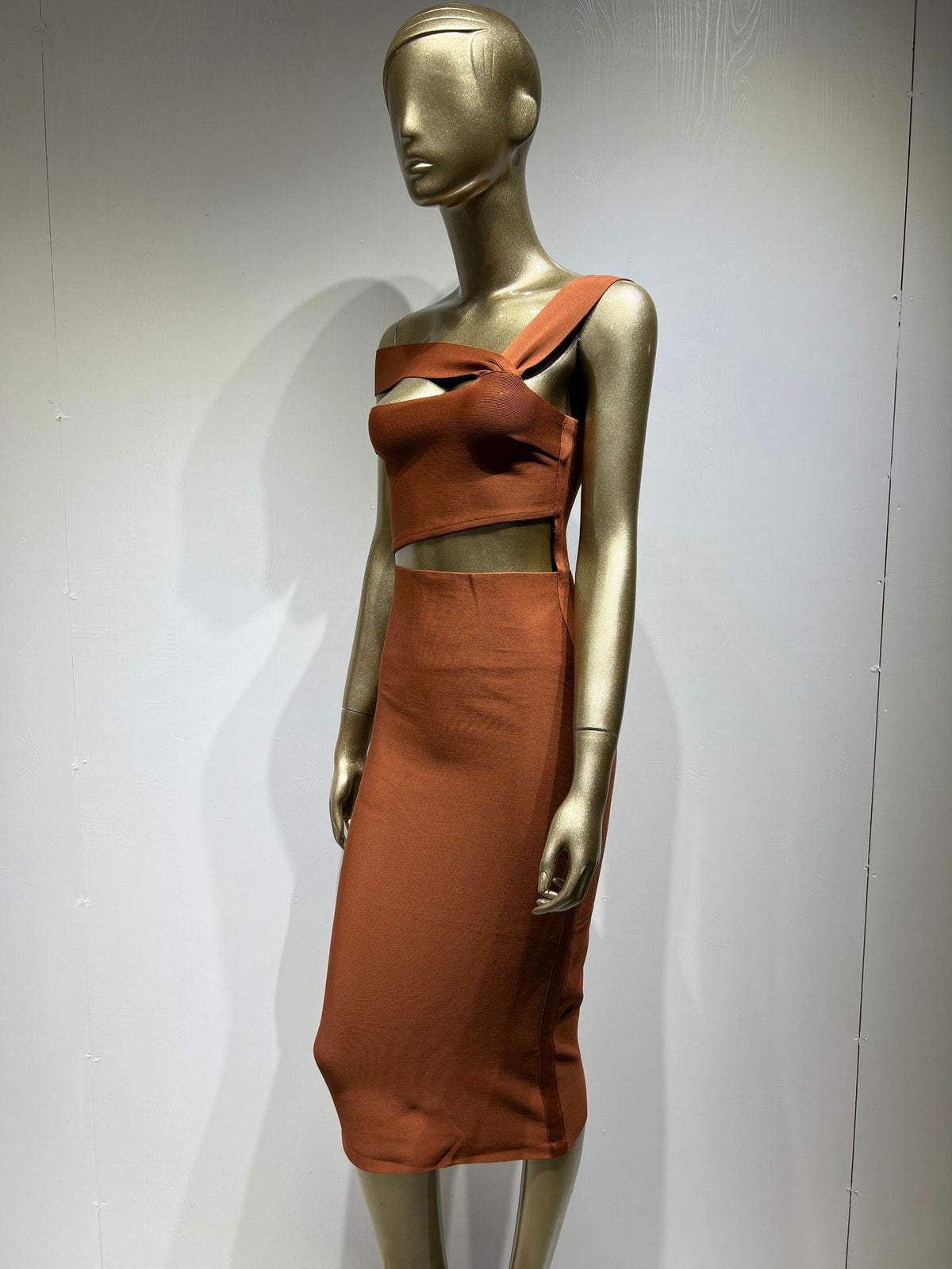 Womens Halterneck Bandage Dress