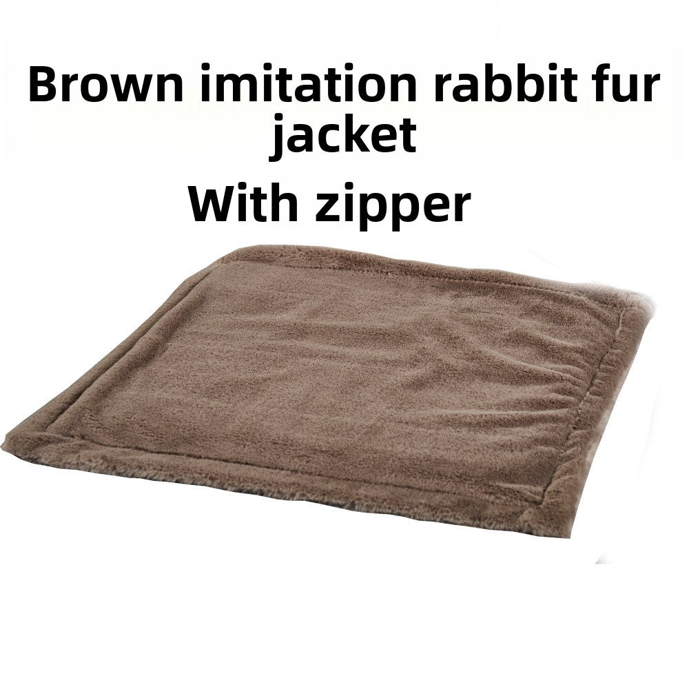 9-Level Adjustable Waterproof Pet Electric Heating Blanket with Removable Washable Cover and Chew Resistant Steel Cord