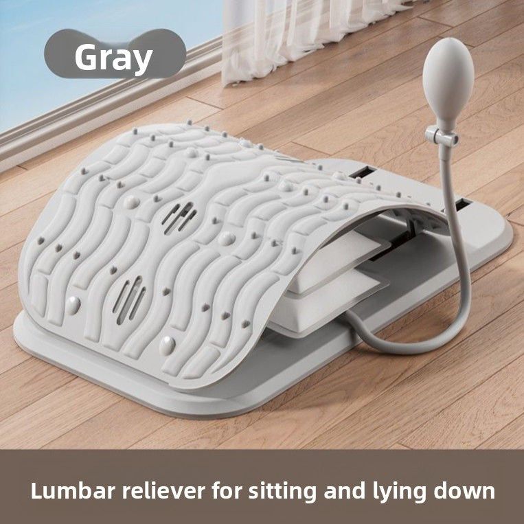 Inflatable Lumbar Reliever, Adjustable Air Bag Waist Support Plate to Relieve Lumbar Disc and Waist Stretching Artifact Wholesale