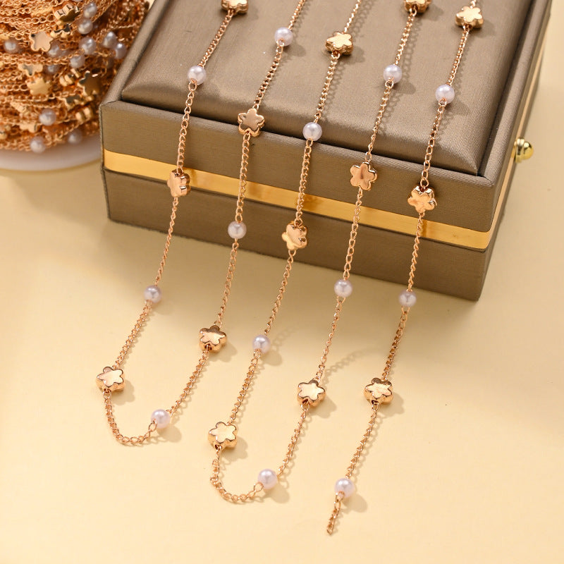 Fashion Imitation Pearl Chain Jewelry