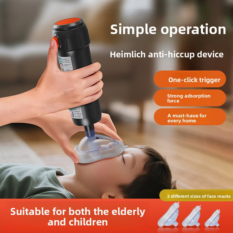 Heimlich Anti Choke Device Emergency Suction Mask