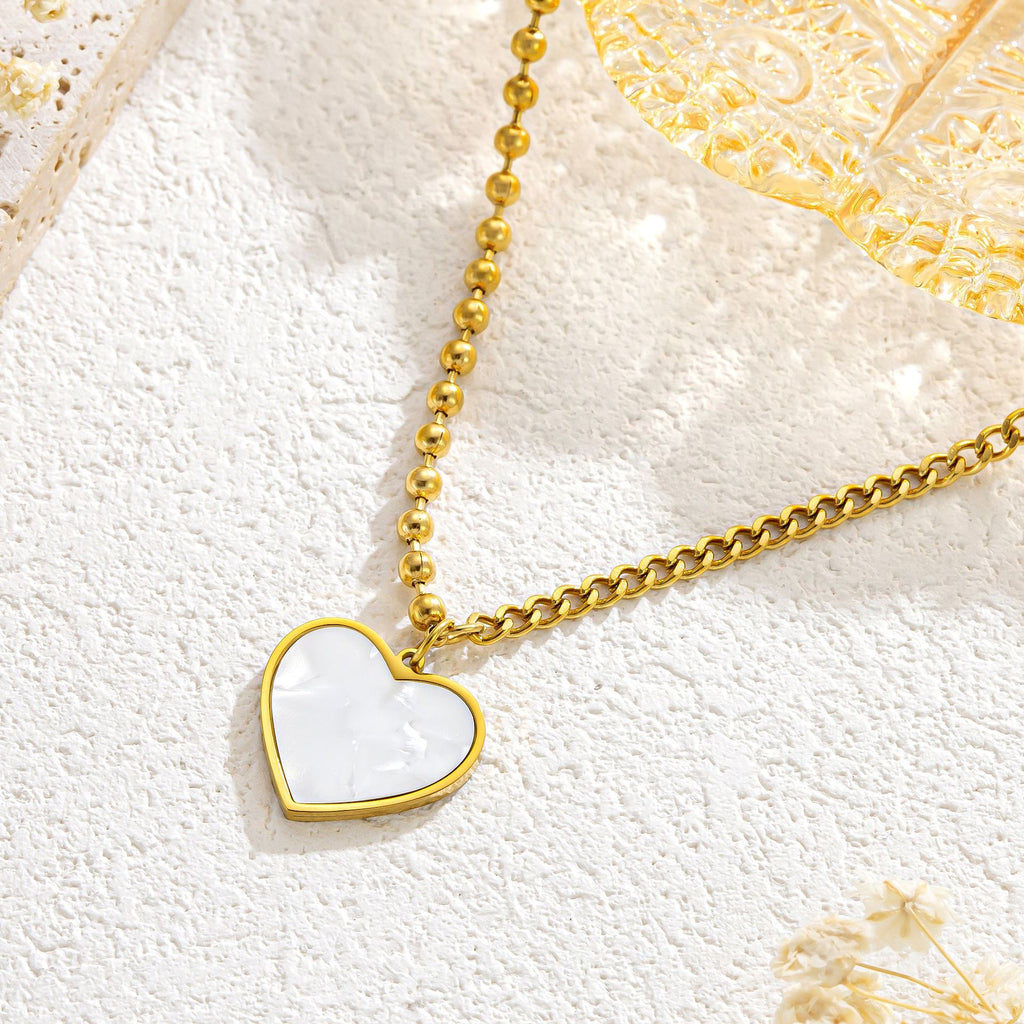 Heart Shape Shell Necklace