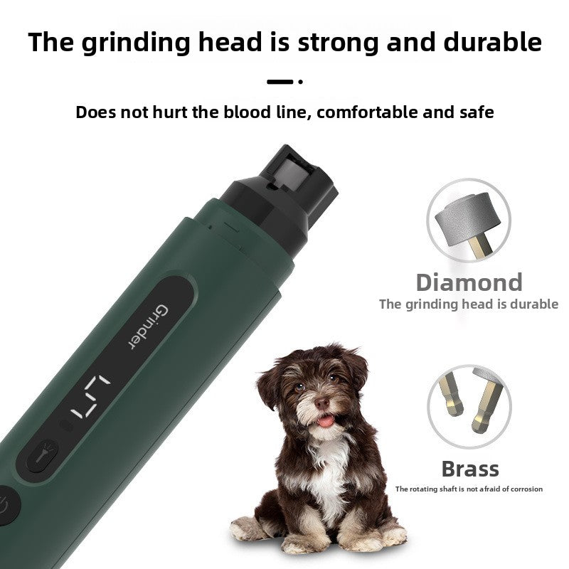 Electric Pet Nail Grinder with Dust Collection