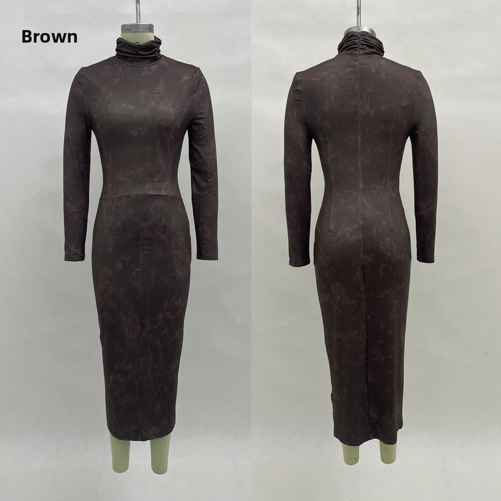 Slim Fit Long Sleeve Dress