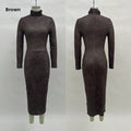Slim Fit Long Sleeve Dress