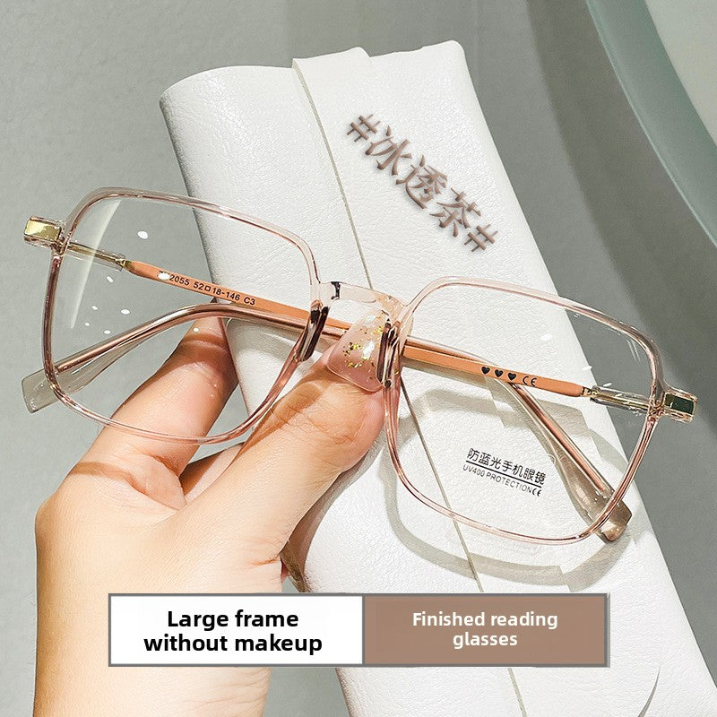 Square Photochromic Sunglasses with Blue Light Filter