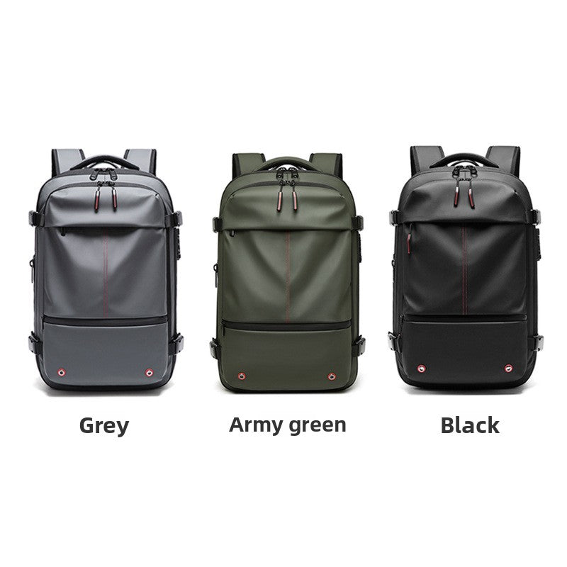 Backpack with air pump