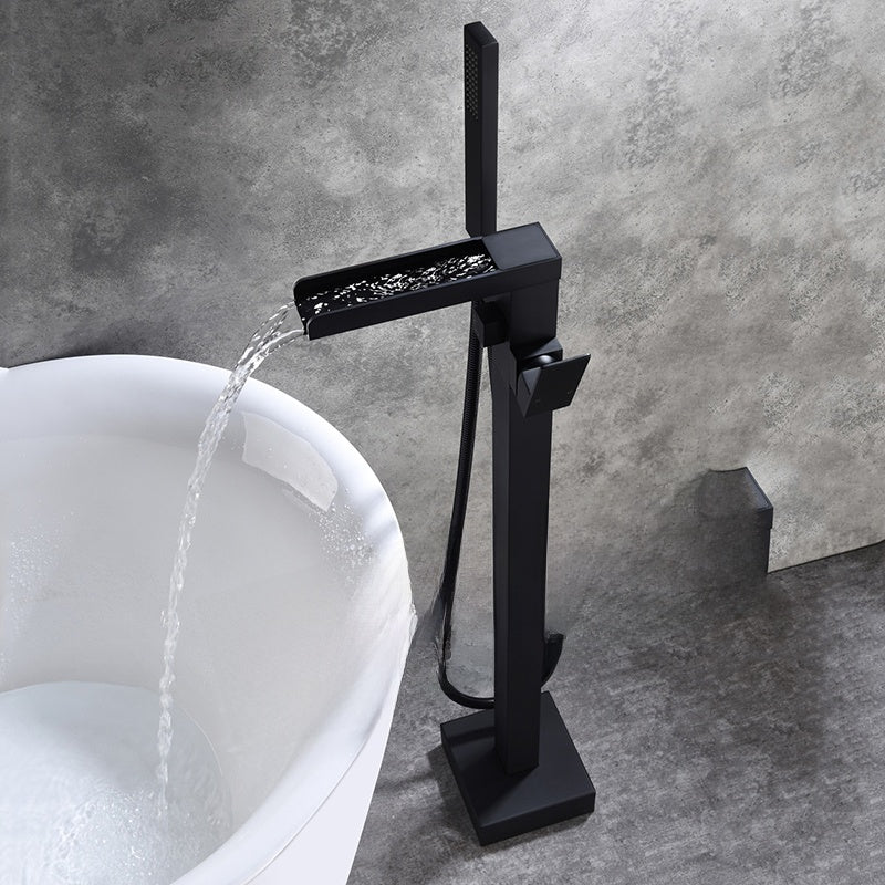 Freestanding Brass Bathtub Faucet with Shower