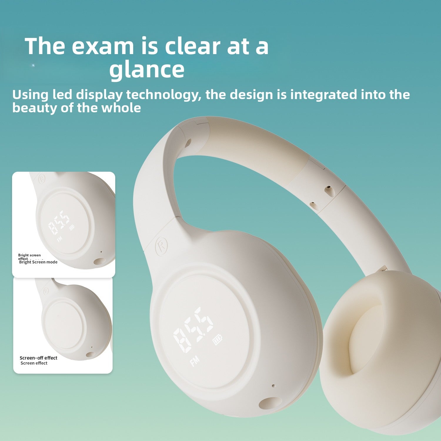 CET Exam Headphones with FM Radio and Bluetooth