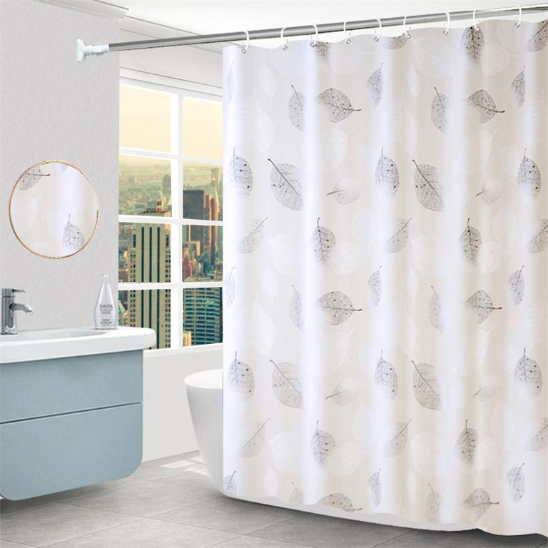 Bathroom partition curtain