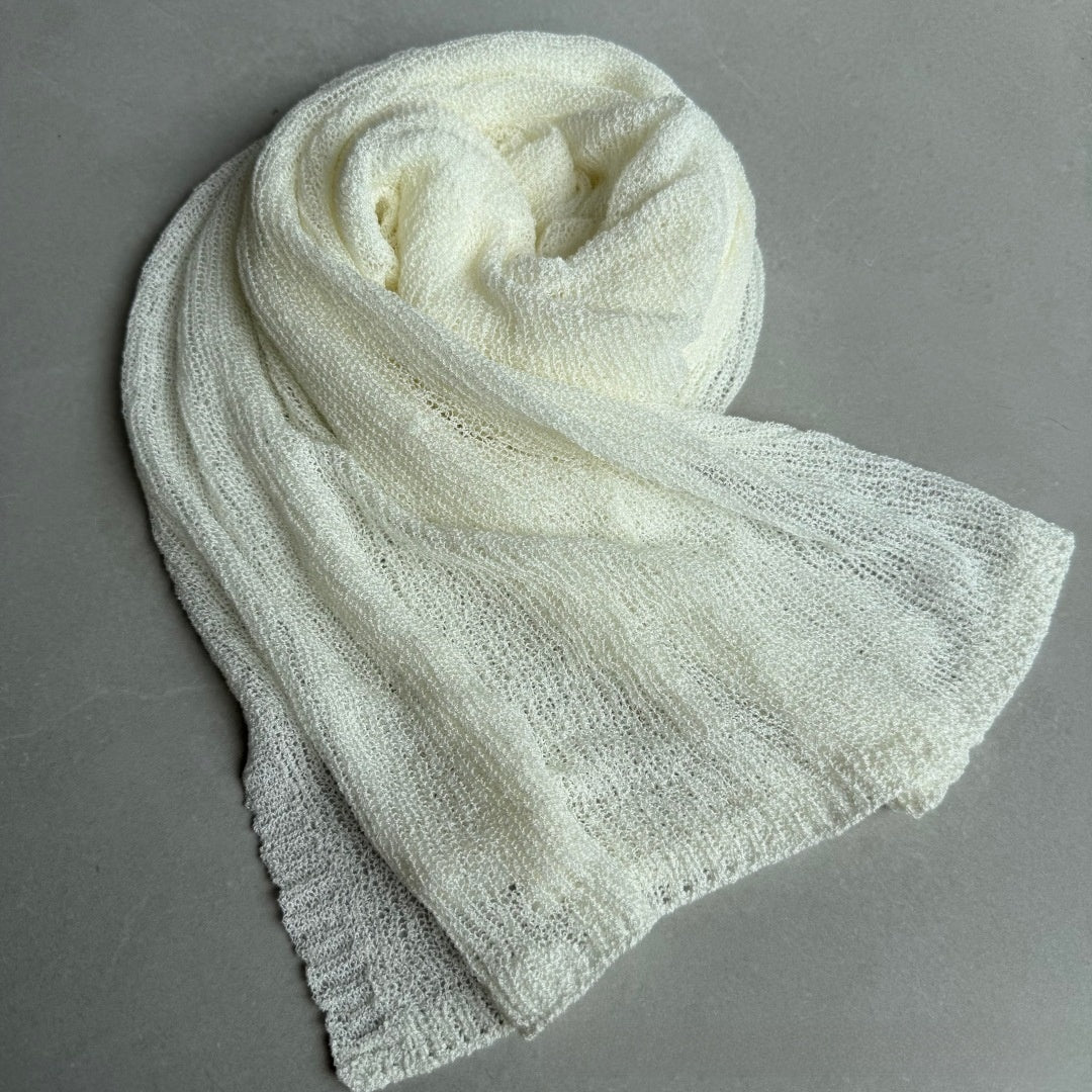 Cutout Knit Shawl