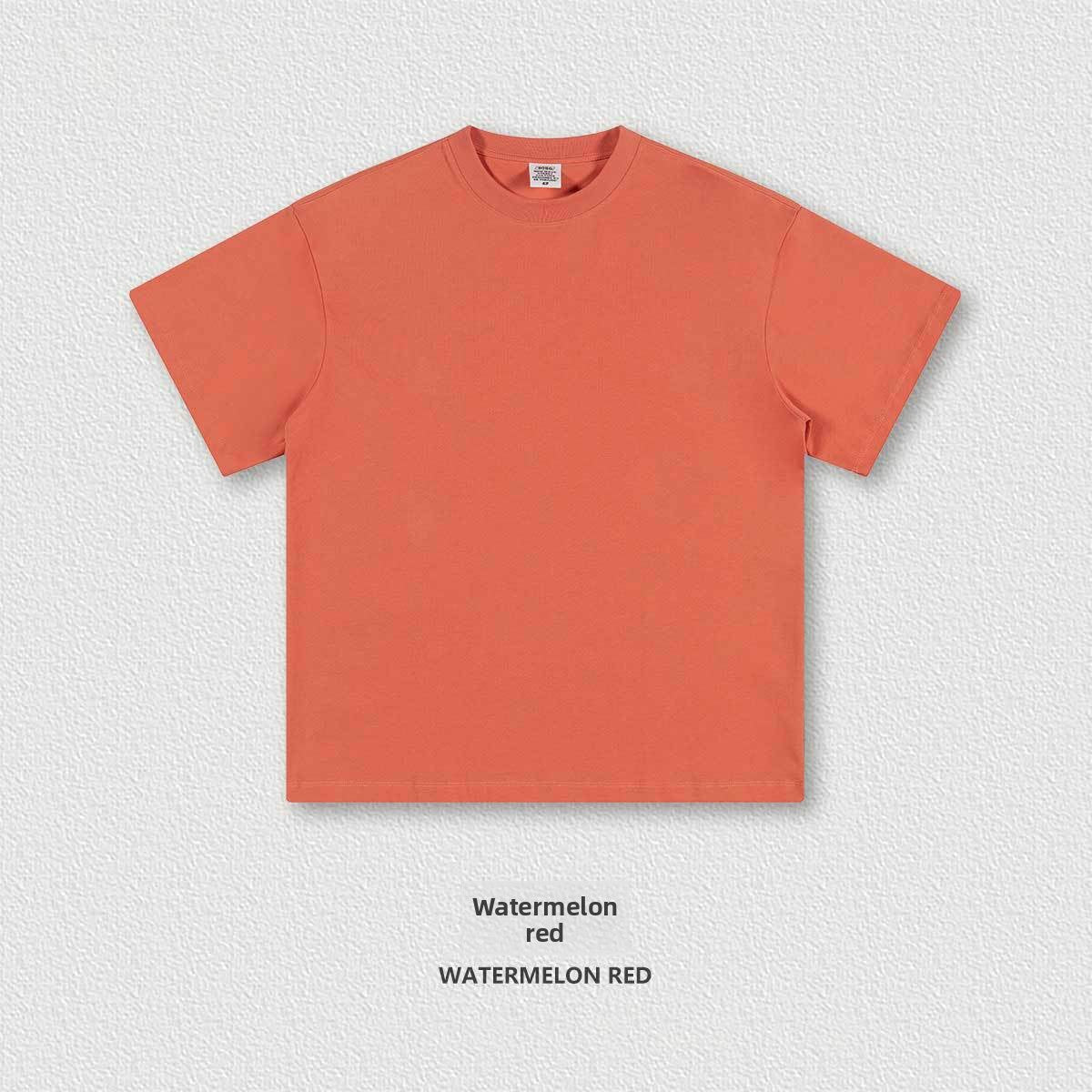 American-Style Small-Neck Short-Sleeve T-Shirt for Men