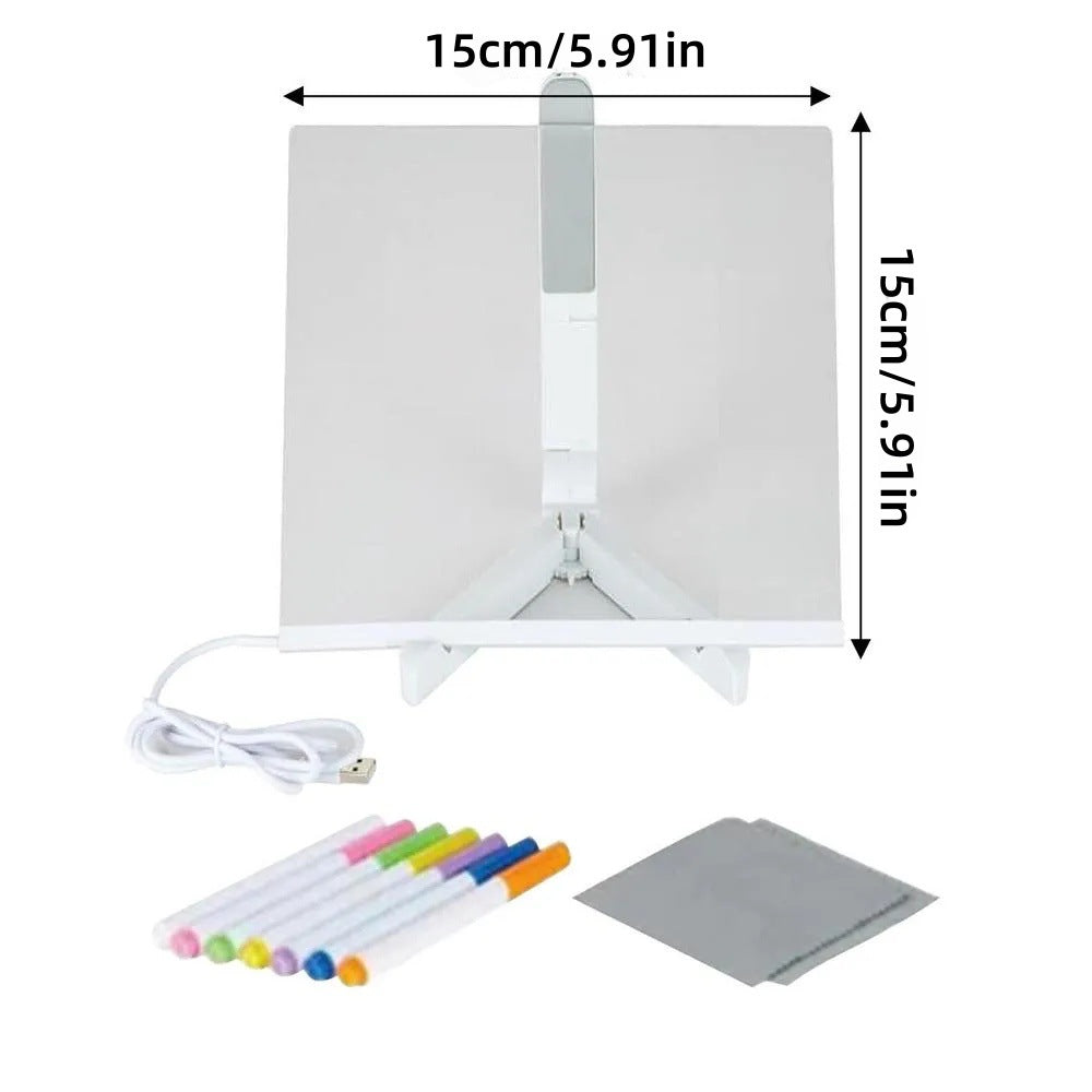 DIY Childrens Luminous Writing Board