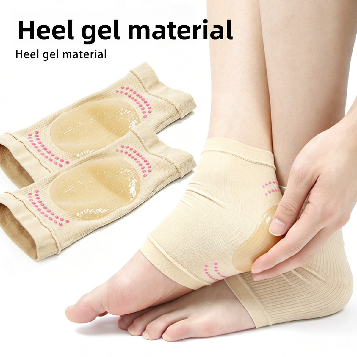 Heel protection socks