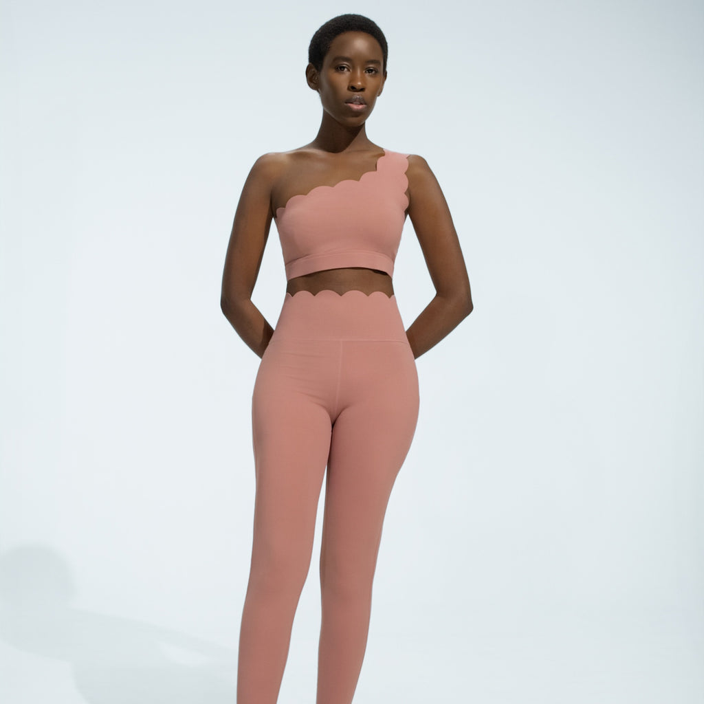 One-Shoulder Lace Fitness Yoga Set
